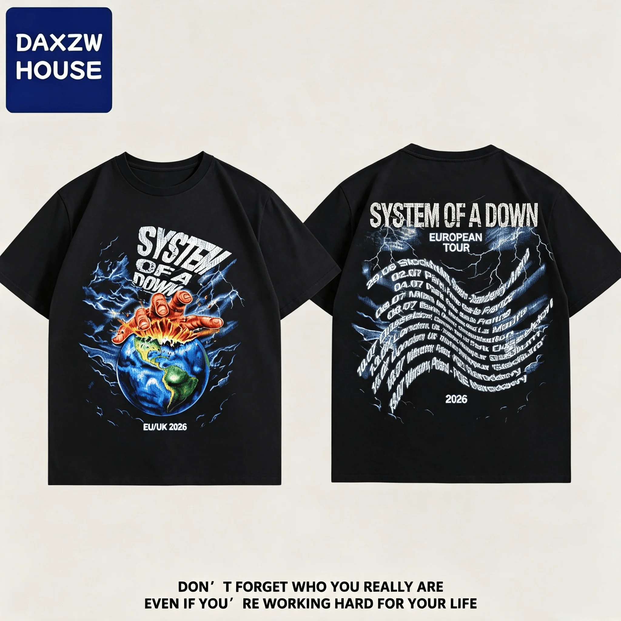 Summer Clothing Women Uk - T-shirt System of A Down European
