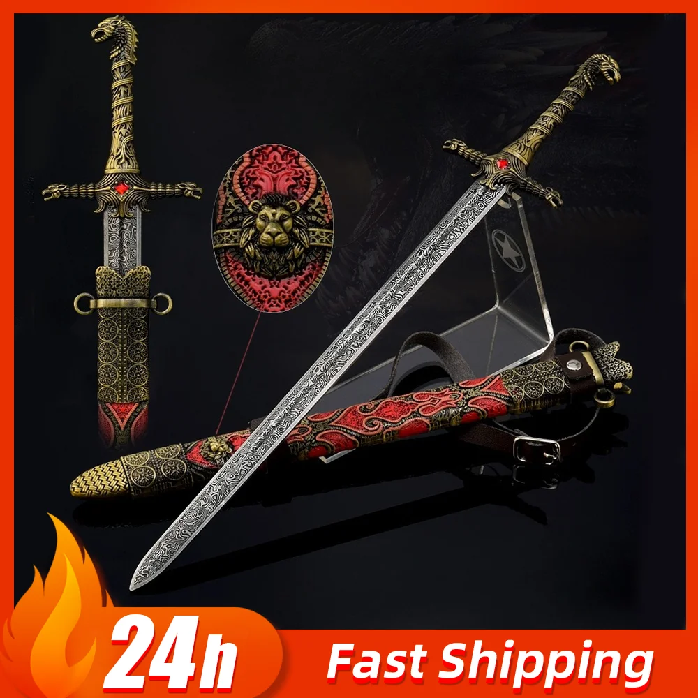 30 cm Tronen Films TV Perifere Zweer Zwaard Middeleeuwse Ridder Wapen Zwaarden Metalen Samurai Zwaard Wapen Katana Ambachten Speelgoed Geschenken