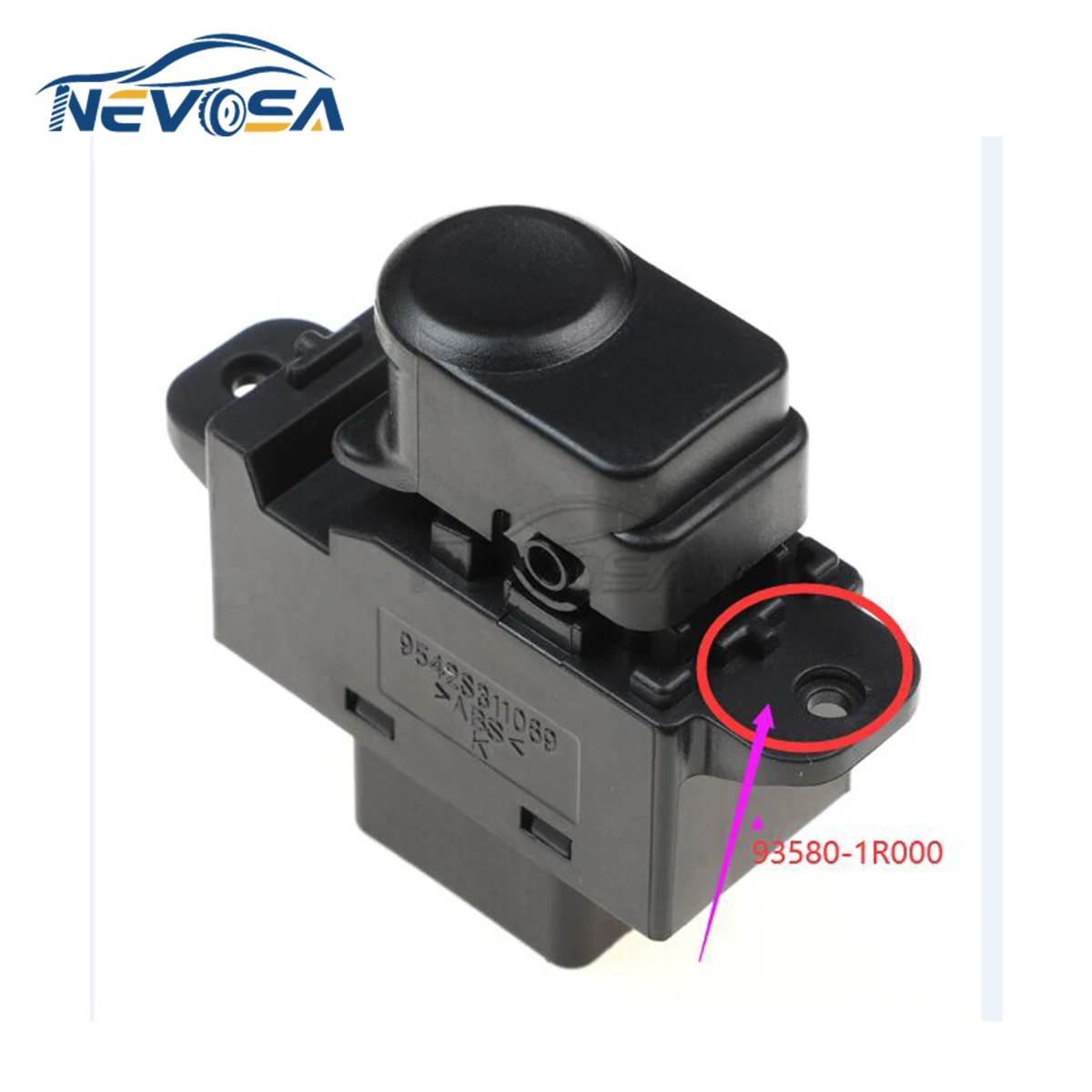 Nevosa Front left Passenger Electrical Window Control Switch Button For Hyundai 2013-2017 Accent Solaris 93570-1R101 93580-1R000