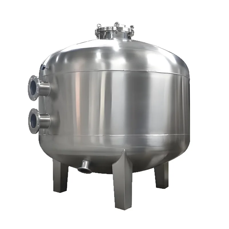

Customized swimming pool stainless steel sand tank quartz sand activated carbon side outlet filter multi-media water treatment