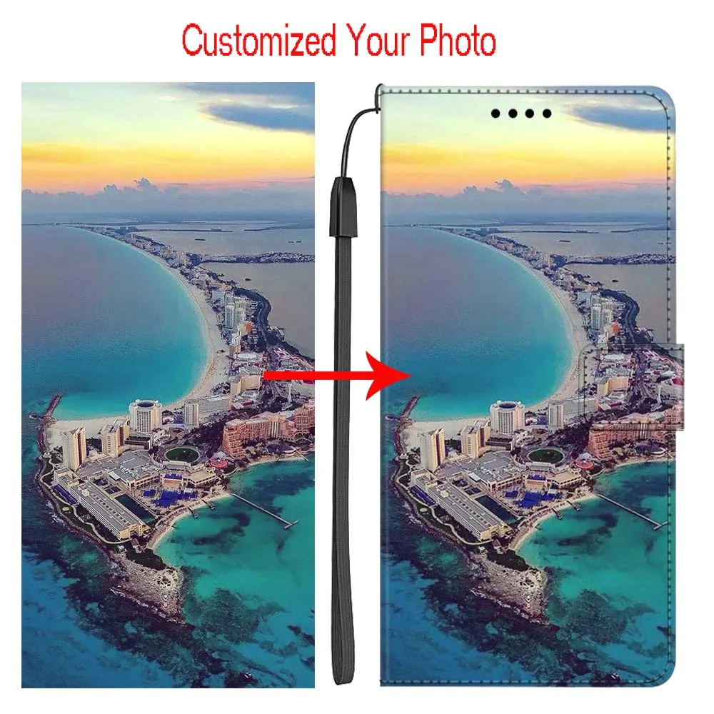 

Кожаный чехол-кошелек с фотографией своими руками по индивидуальному заказу для Wiko View5 Plus Y82 Y81 Y62 Y51 T3, персонализированный чехол с изображением, держатель для дизайна изображения