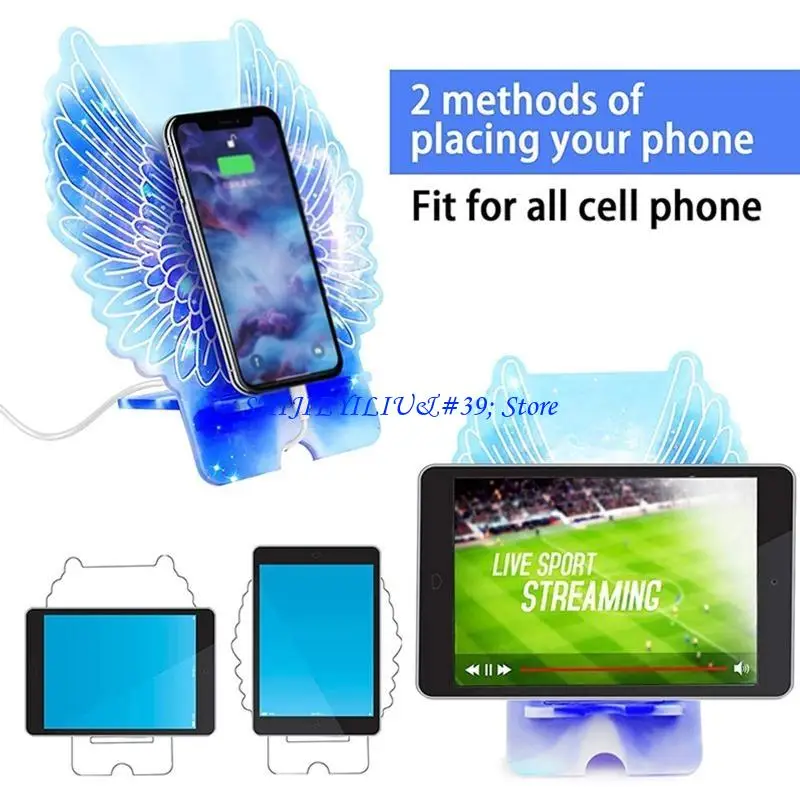 

E21F Уникальный держатель для мобильного телефона в форме крыла, силиконовые формы для литья эпоксидной смолы для DIY