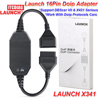 Launch Doip Adapter 16Pin Cable Connector For DBScarVII DBScar7 X431 PAD V X431 PRO ELITE CRP919E Works With Doip Diop Protocols