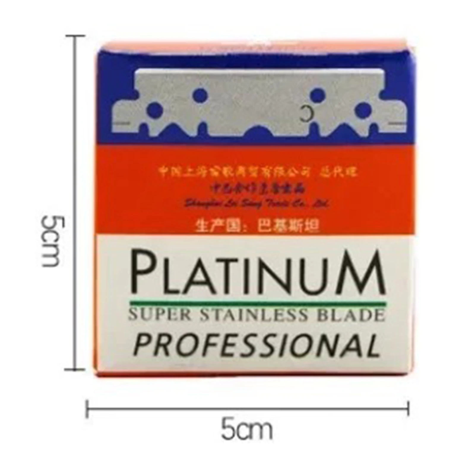 100 قطعة شفرات حلاقة أحادية الجانب للرجال ماكينة حلاقة آمنة من الفولاذ المقاوم للصدأ شفرة حلاقة يدوية لوازم الحلاقة