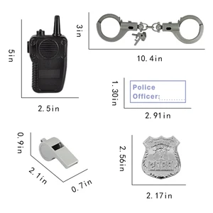 زي شرطي مع اكسسوارات للأطفال, زي شرطي للأولاد, زي الشيف, هالوين أفضل 8 ملابس للرجال للرجال - رقم 7
