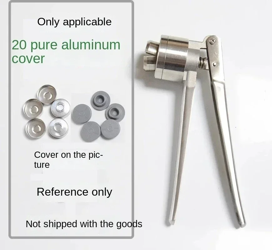 دليل فيال المكشكش 13/15/18/20 مللي متر آلة الختم اليدوية لعقص أدوات السد اليد آلة السد مشبك زجاجة كماشة #4