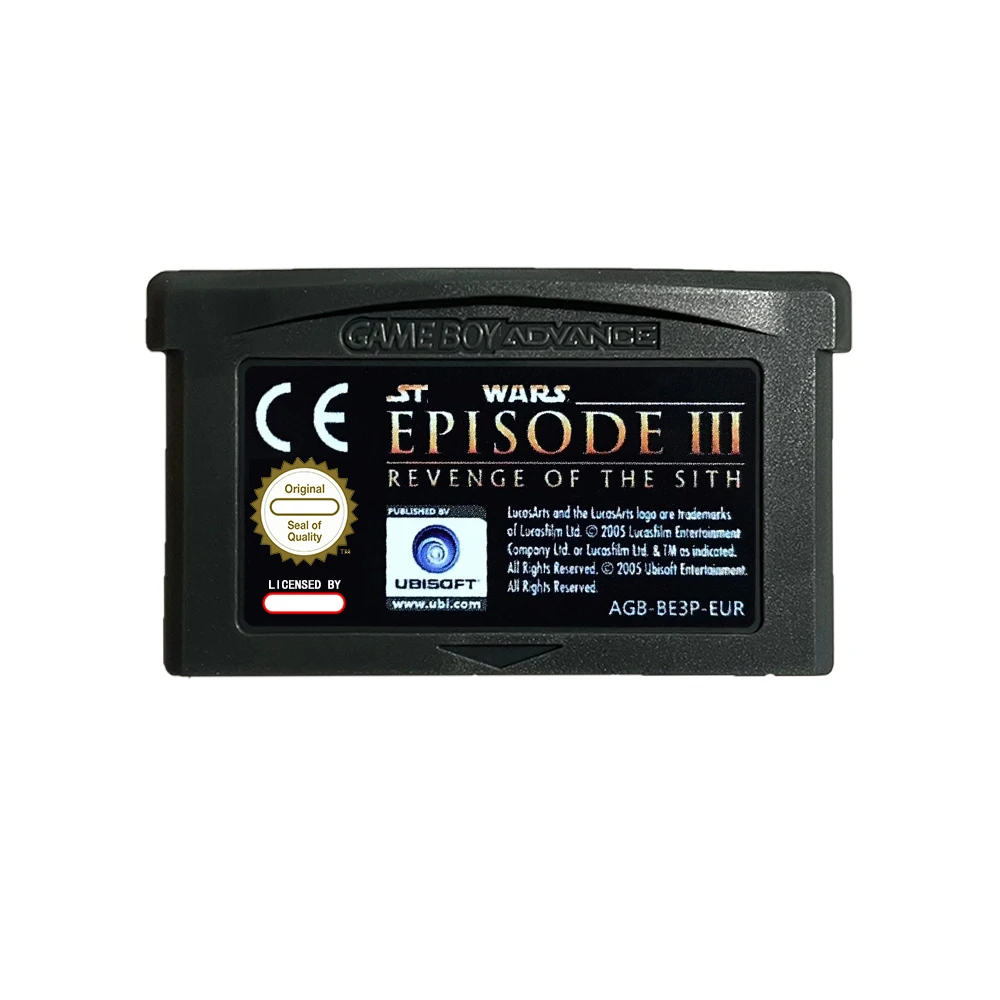 

SWars Episode III: Revenge of the Sith GAME BOY ADVANCE Cartridge 32 Bit Video Game For Nintendo GBA/SP/NDS Console - English