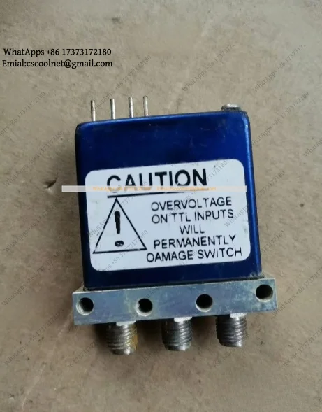 JS03 SPDT coaxial switch DC-26.5GHz 12V SMA female R570F32100 electromechanical relay used original