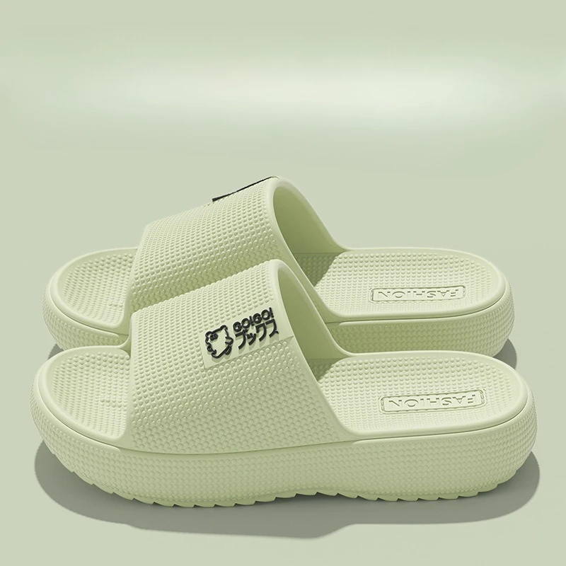 

2026 Women's Soft Sole Cloud Slippers Bear Thick Platform Indoor Outdoor Beach Sandals Women Summer EVA Non Slip Flip Flops