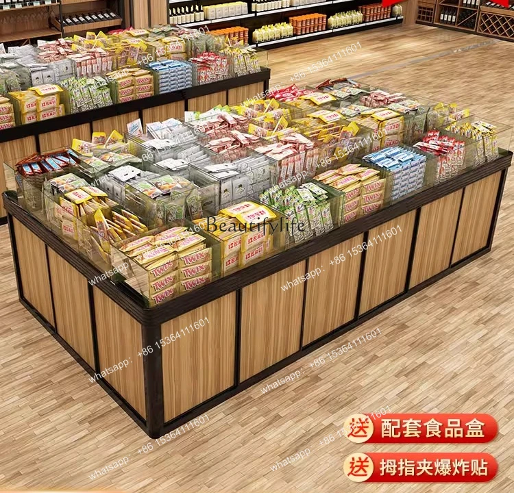 Supermarket Display Bulk Food Cabinet Nakajima Dried Fruit Candy Biscuits Bulk Cabinet