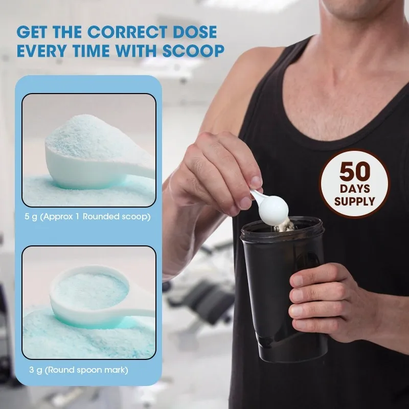 Kexinsh Creatine Monohydrate Powder Cell-Tech Creatine Post Workout Recovery Drink-Blueberry Flavor