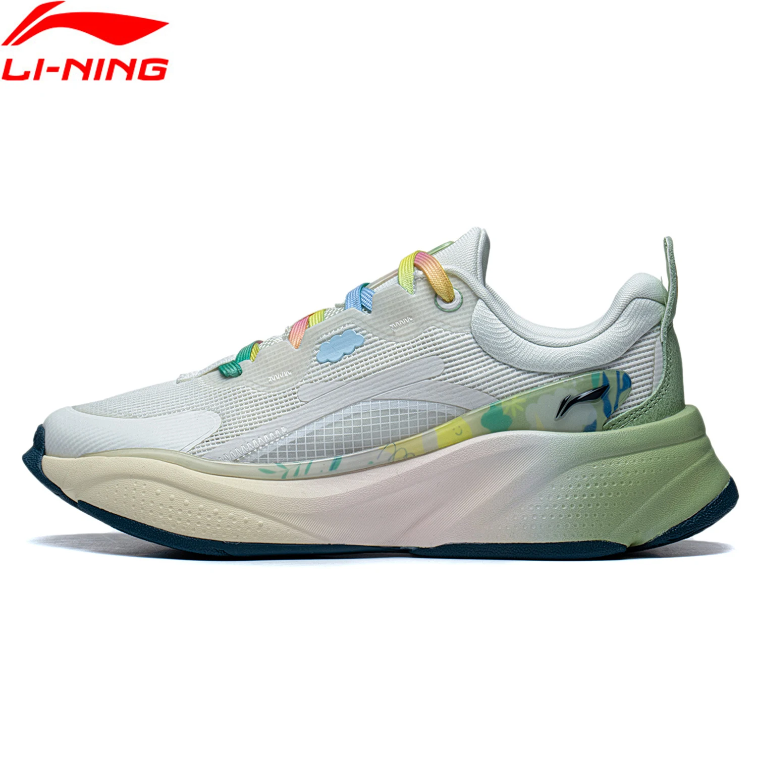 Li-Ning Women SOFT Classic Lifestyle Shoes Cushion Breathable Anti-Slip LiNing Comfortable Leisure Sport Shoes Sneakers AGLT052