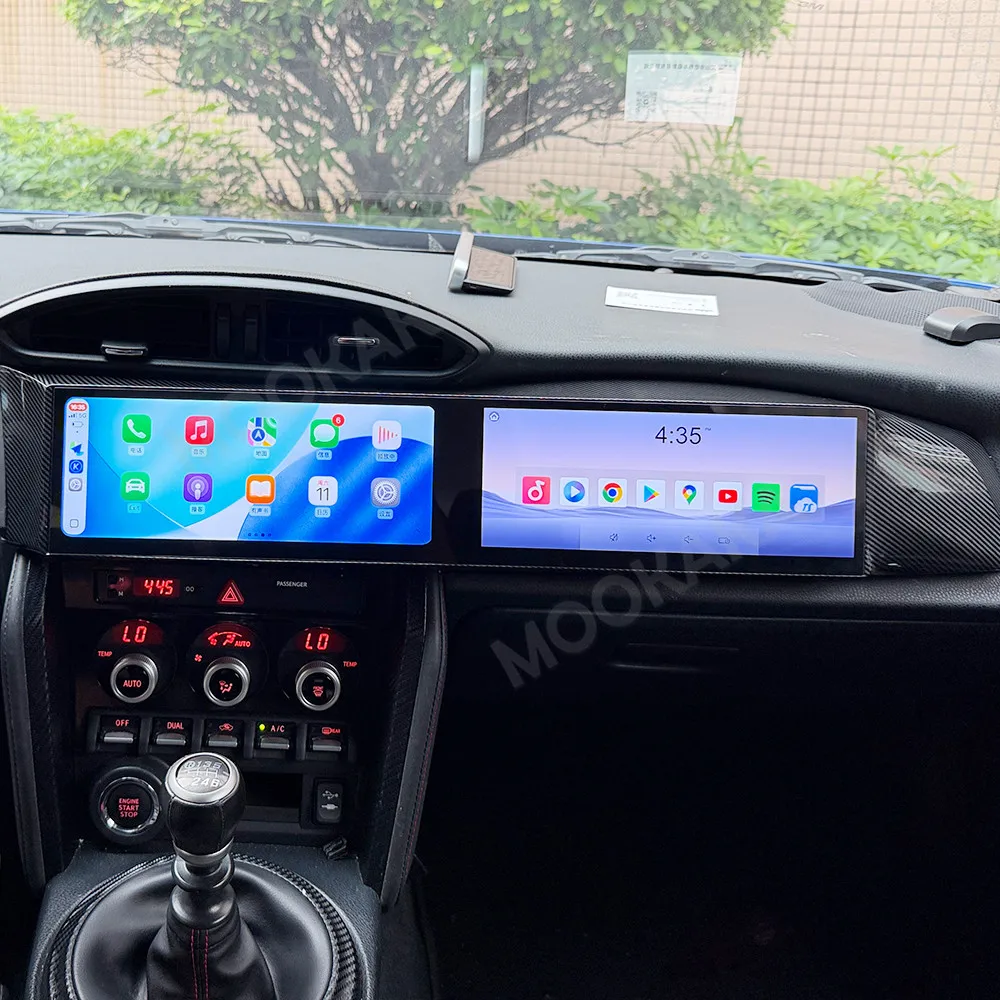 Android 14 Stereo Carplay For Toyota 86 Subaru BRZ 2012-2019 Car Multimedia Player Auto Radio Passenger 20.5 Inch Dual Screen