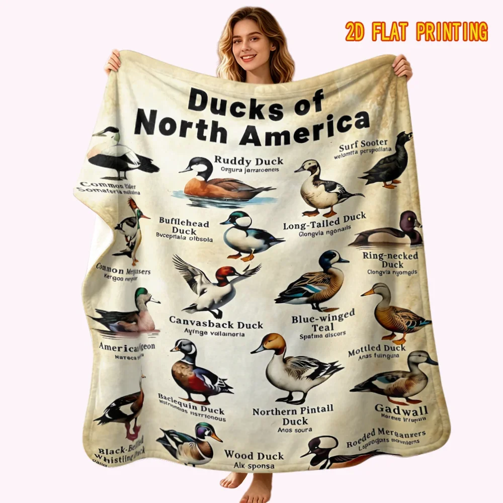 Aesthetic Literary Botanical Pattern Blanket Soft Warm Flannel Blanket Great For Office Rest And Evening Relaxation