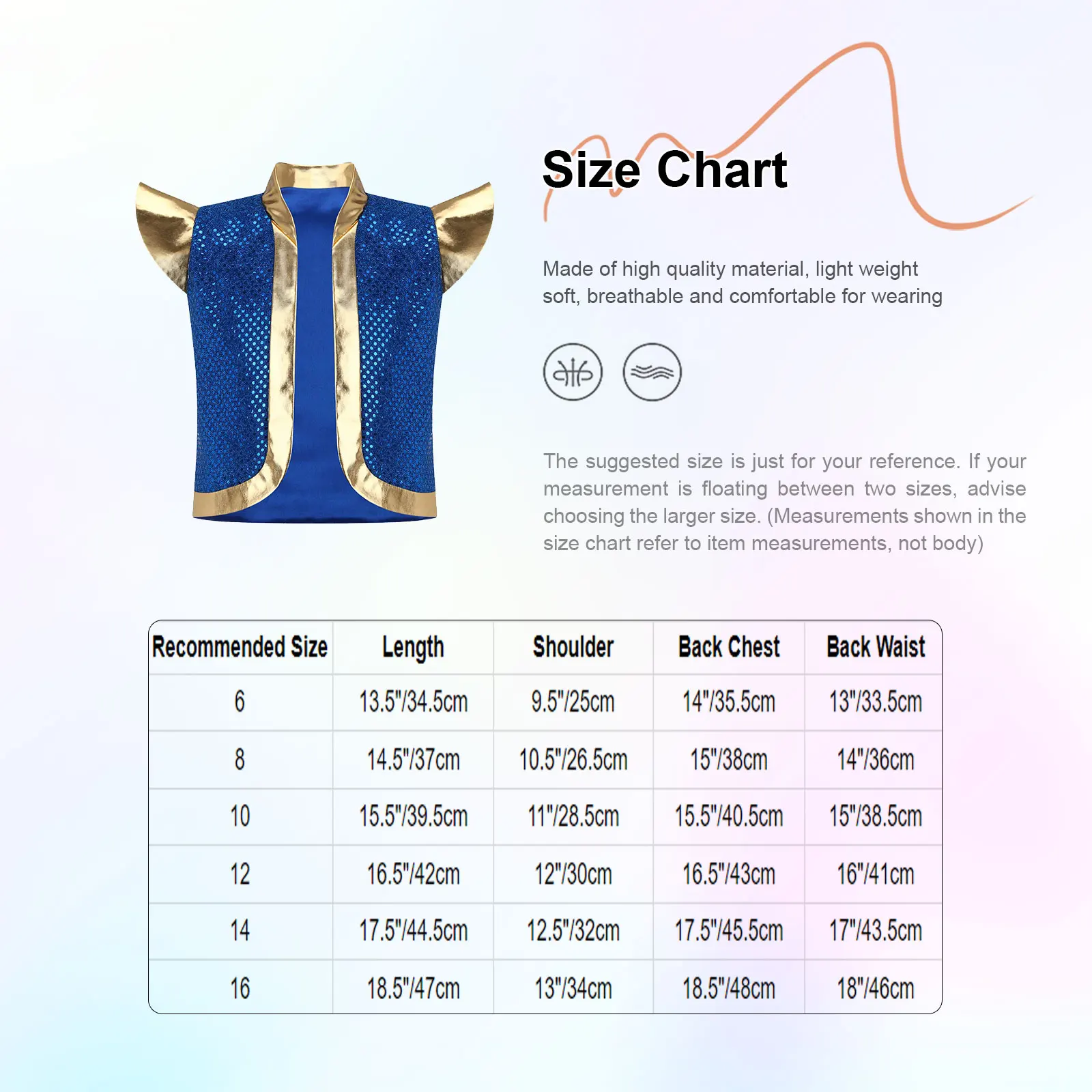 سترات عربية للأولاد صدريات معدنية سترة خرافية شرقية زي الأمير العربي ترتر أزياء تنكرية لأداء المسرح #5