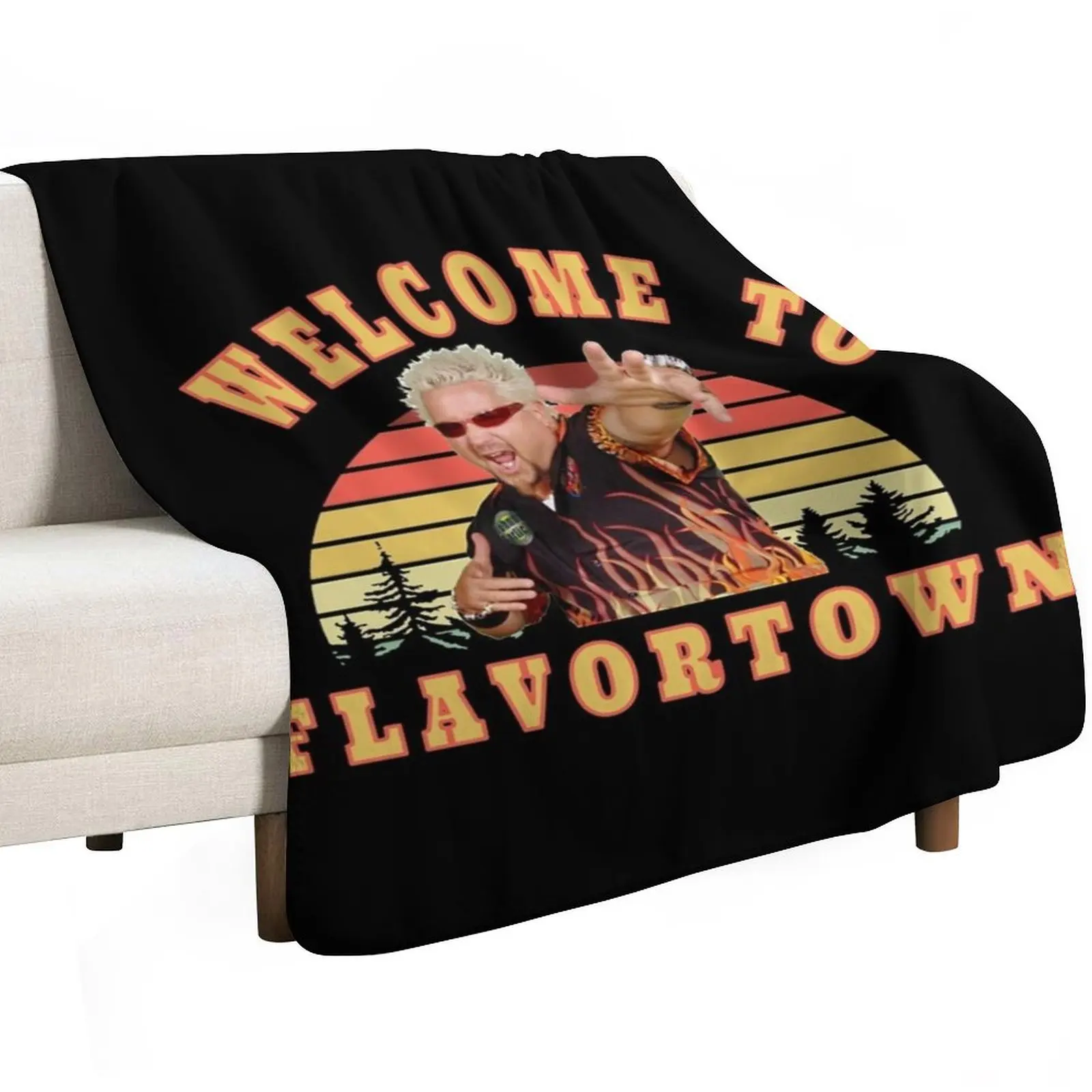 New Guy Fieri Fans Flavortown Throw Blanket Hair Thin Summer Beddings Shaggy Decorative Throw Soft Plaid Blankets