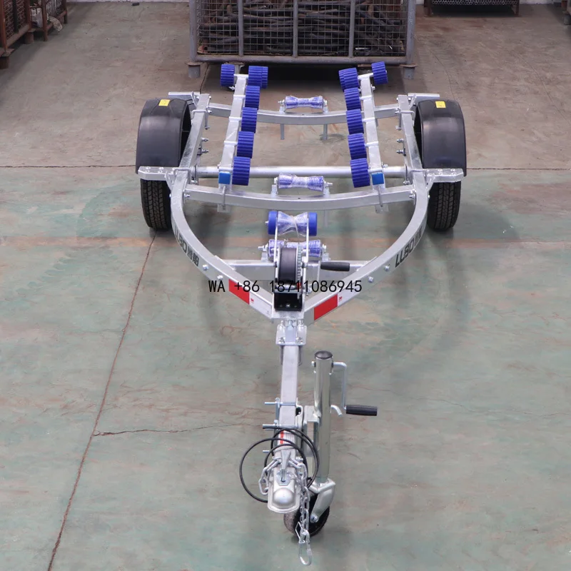 

Недорогой оцинкованный прицеп для гидроциклов и лодок, сверхмощный, с роликовым механизмом