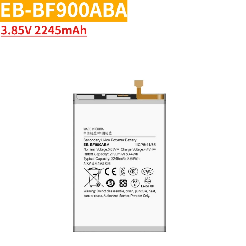 High Quality EB-BF900ABA EB-BF901ABA Mobile Phone Battery for Samsung Z Fold 1 Brand New Replacement Battery