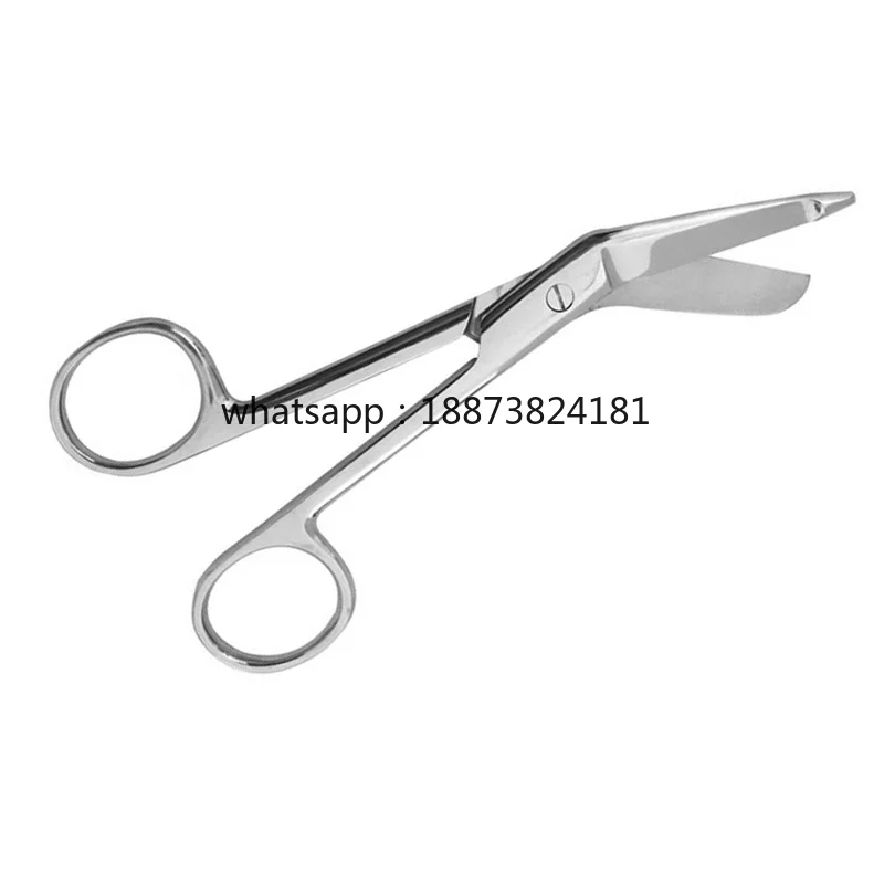 Stainless Steel 14/18CM Medical Nursing Bandage Gauze Dressing Nurse Curved Scissors Cutting Shears for Paramedic First Aid Tool