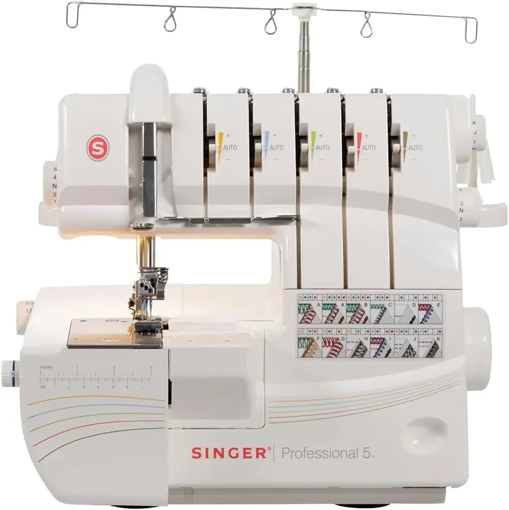 

Professional 14T968DC Serger Overlock with 2-3-4-5 Stitch Capability 1300 Stitches Per Minute & Self Adjusting -Sewing Made Easy