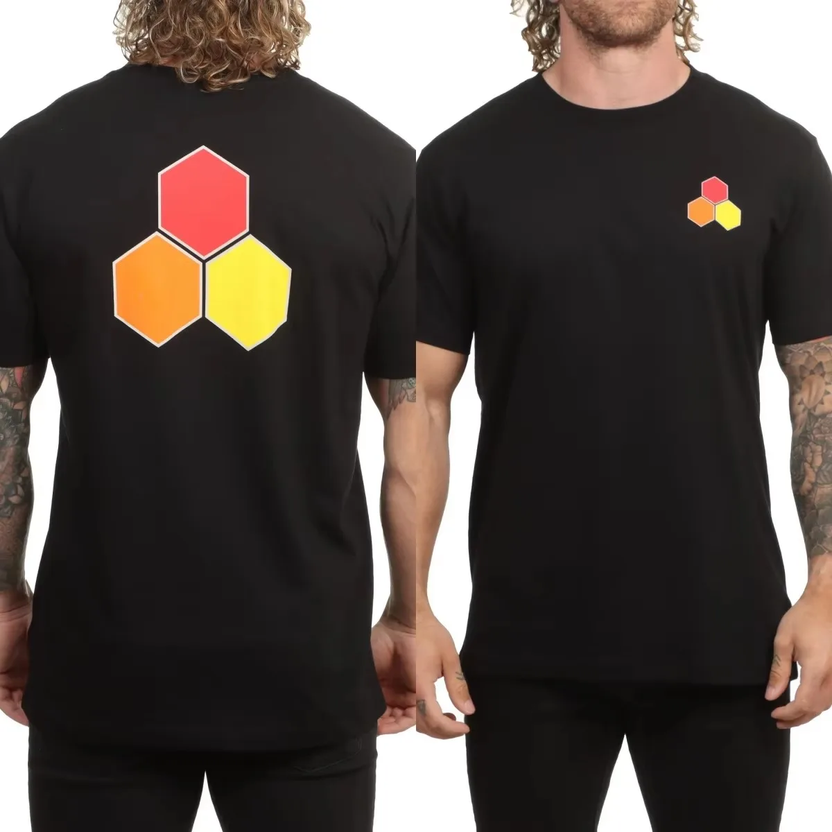 2026 new Beach Surf Graphic Tee Men Loose Fit Double Sided Retro Island Letter Print Cotton Streetwear Top