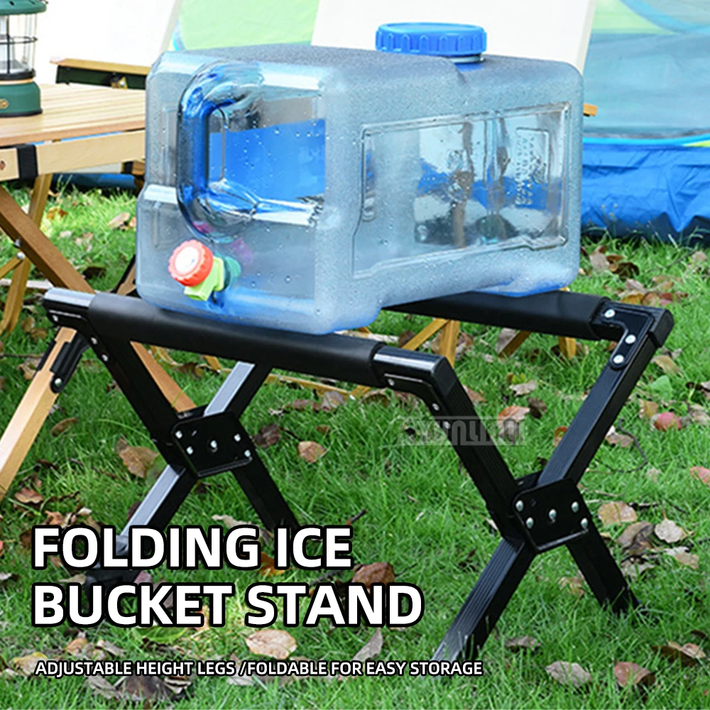 Aluminum alloy outdoor shelf Camping picnic racks Portable stand for home use Foldable