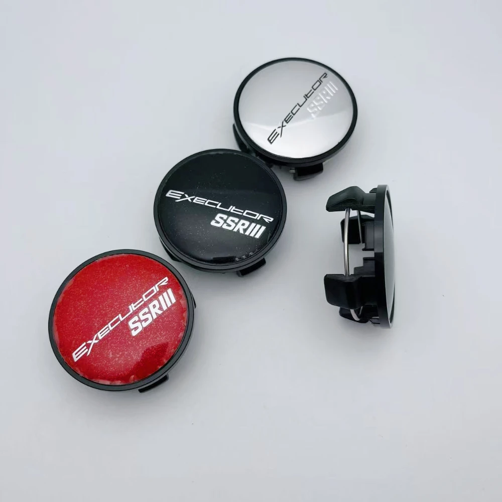 

4pcs 62MM Car Wheel Center Caps With SSR Executor Logo Emblem Wheel Hubcaps Rims Center Dust Cover for Toyota Car Accessories