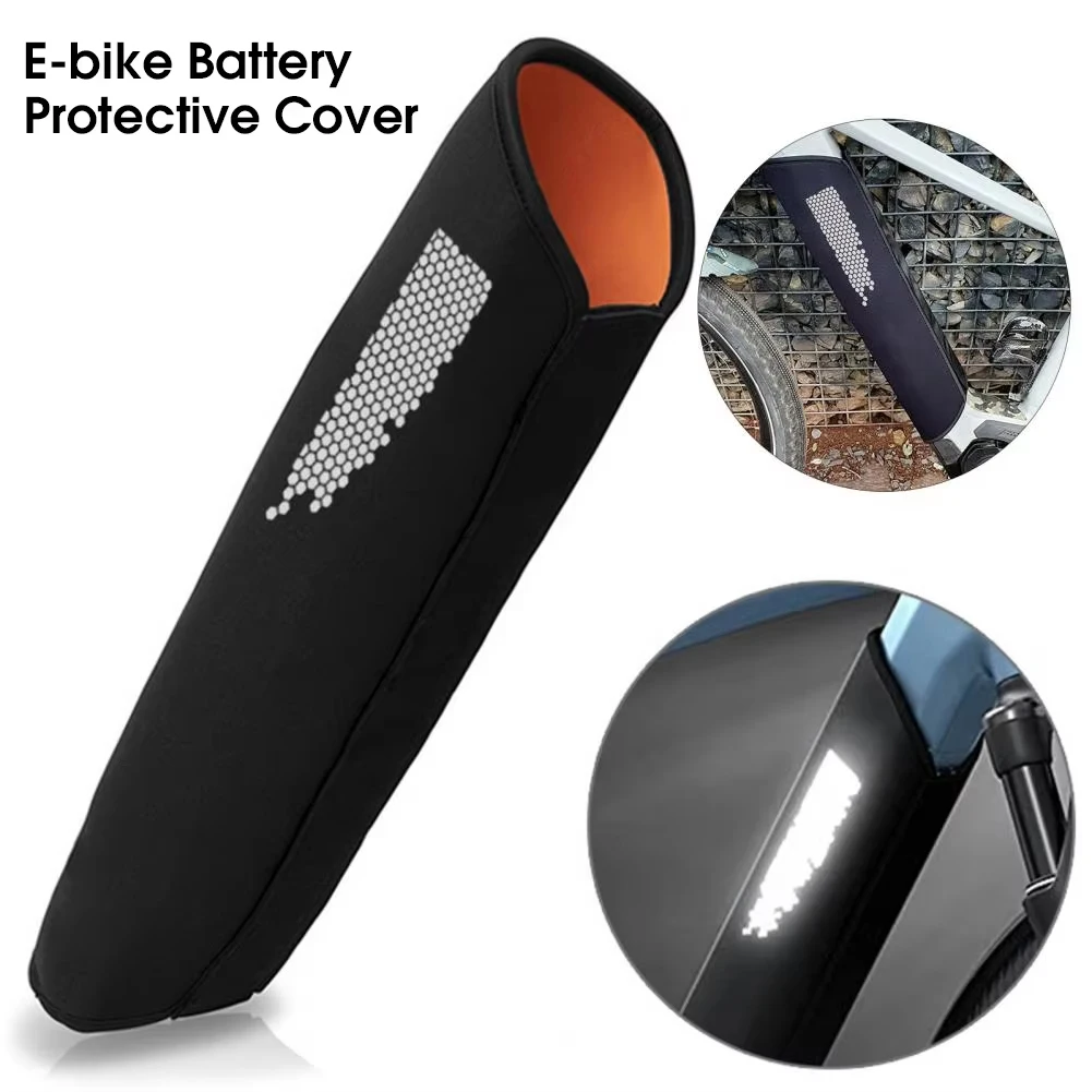 

Electric Bike Battery Cover Thick Weatherproof Dust Dustproof Reflective Scratch-Resistant Insulation Protector for Riding