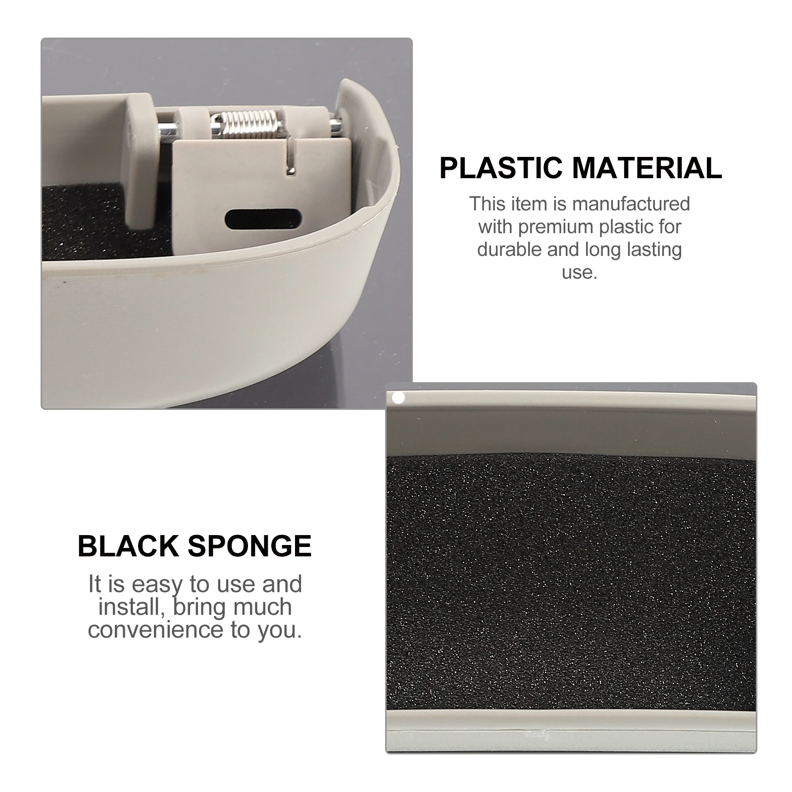 

Universal Car Glasses Holder Durable Sunglasses Case For Automobile Easy Install Eyeglasses Container Organizer Box