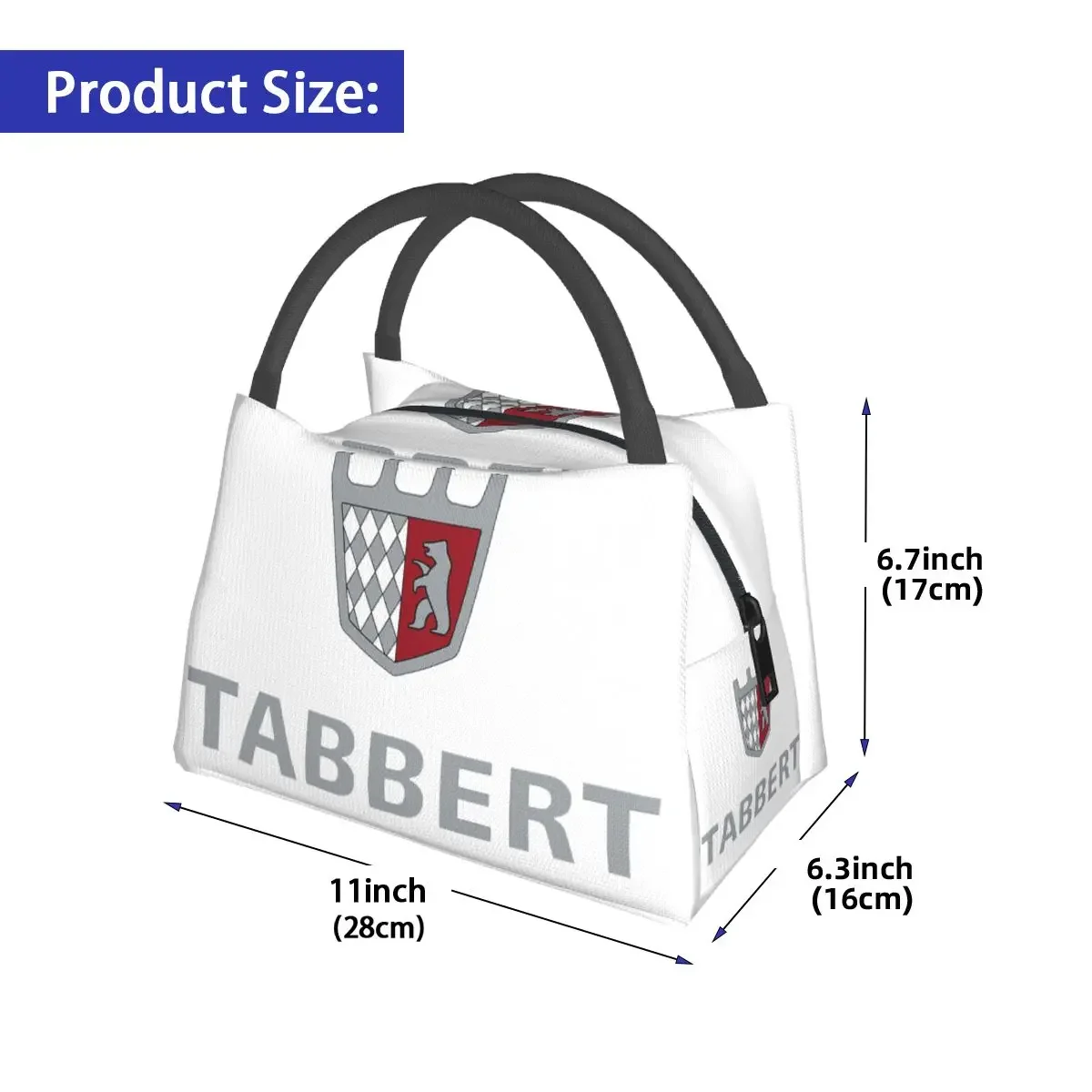 Tabbert Caravan Lunch Bags Insulated Bento Box Resuable Lunch Tote Picnic Bags Cooler Thermal Bag for Woman Student School