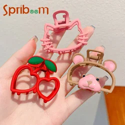 Cute Women Hair Clip Bear Cherry Cat lega Hair Claws Clips per ragazze accessori per capelli coreano Trendy Head Wear 2024 nuove forcine