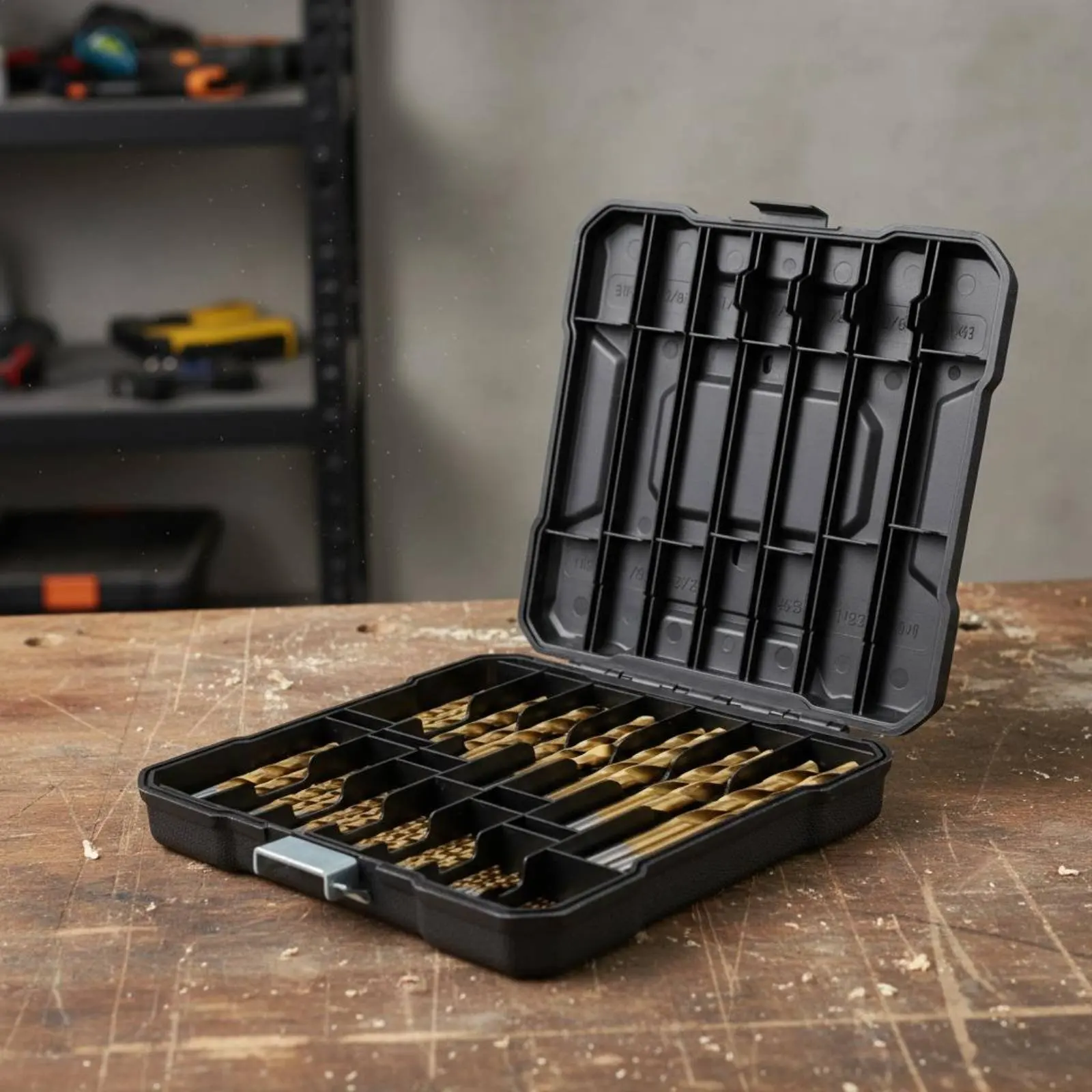 99 Pieces 99 Piece Drill Accessory Set Wear Resistant Twist Drill Accessory Kit Power Tool Accessory Storage Case Included