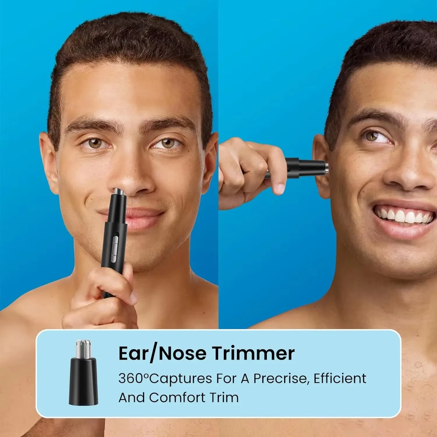 Original Kemei Rechargeable Nose Trimmer Beard Trimer Eyebrow Nose Hair Trimmer For Nose And Ear Cleaner Hair Removal Machine