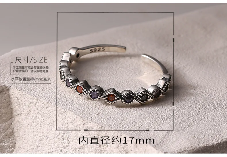 Color Zircon Ring,Thomas Style Glam Fashion Good Jewerly For Women,2022 Spring Ts 925 Sterling Silver Gift