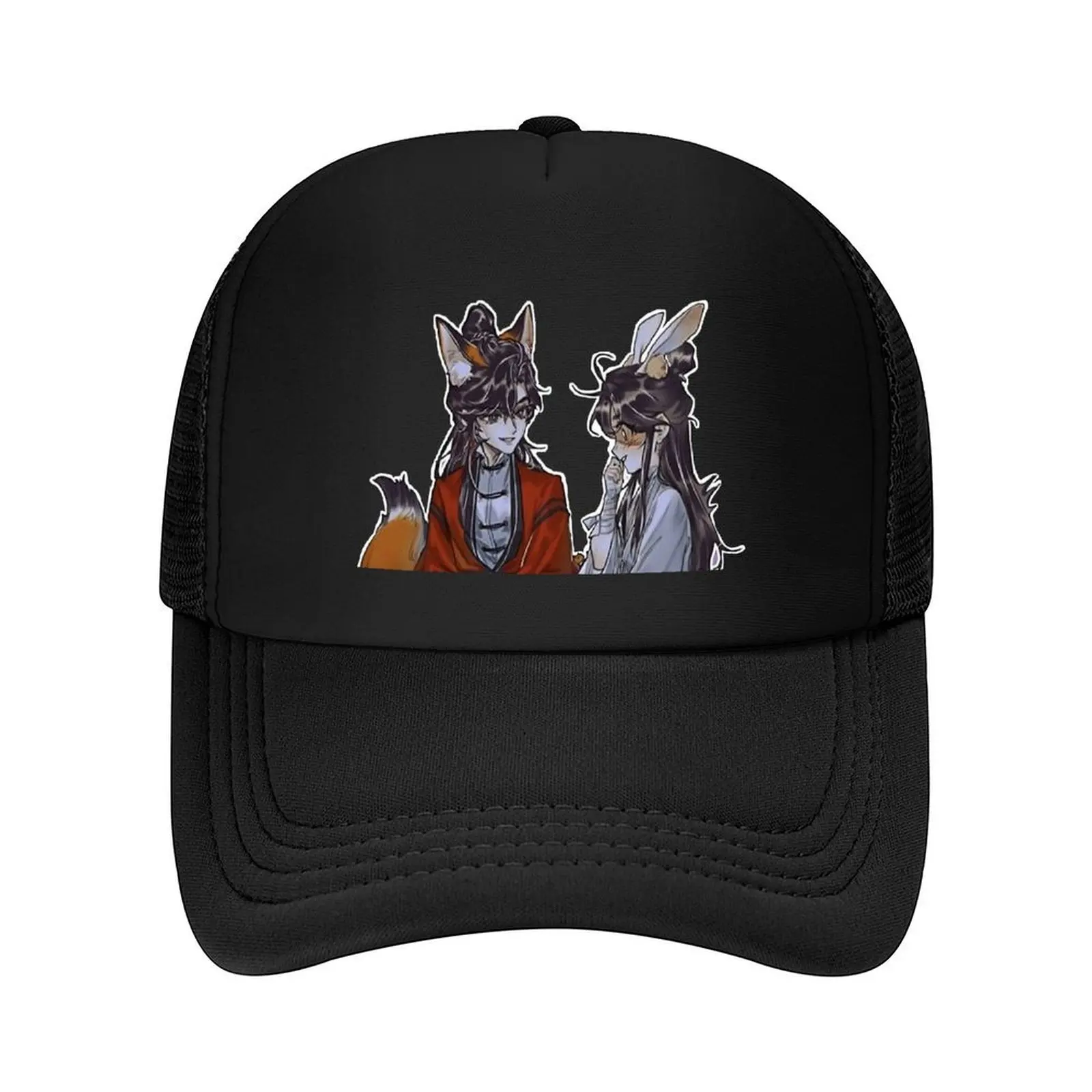 

xie lian and hua cheng cute chibi heaven official's blessing manhua Baseball Cap Vintage custom caps Cosplay Hats Woman Men's