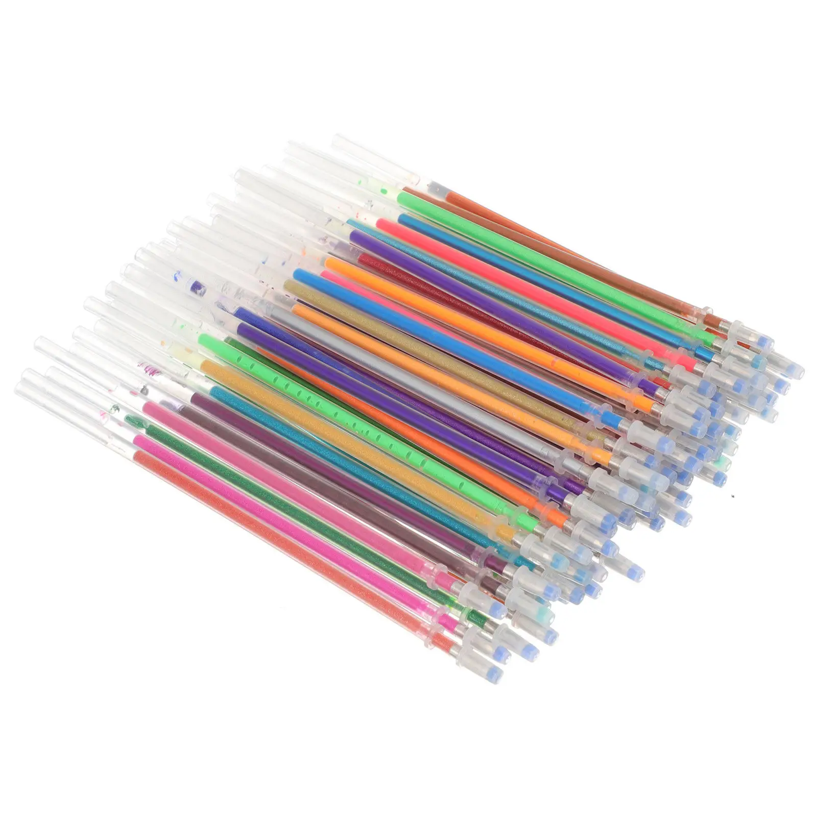 

72Pcs Colorful Gel Pen Refills Set Bright Pastel Neon Shades Low Bleed Smooth Glide Perfect for Studying Art Journaling Notes