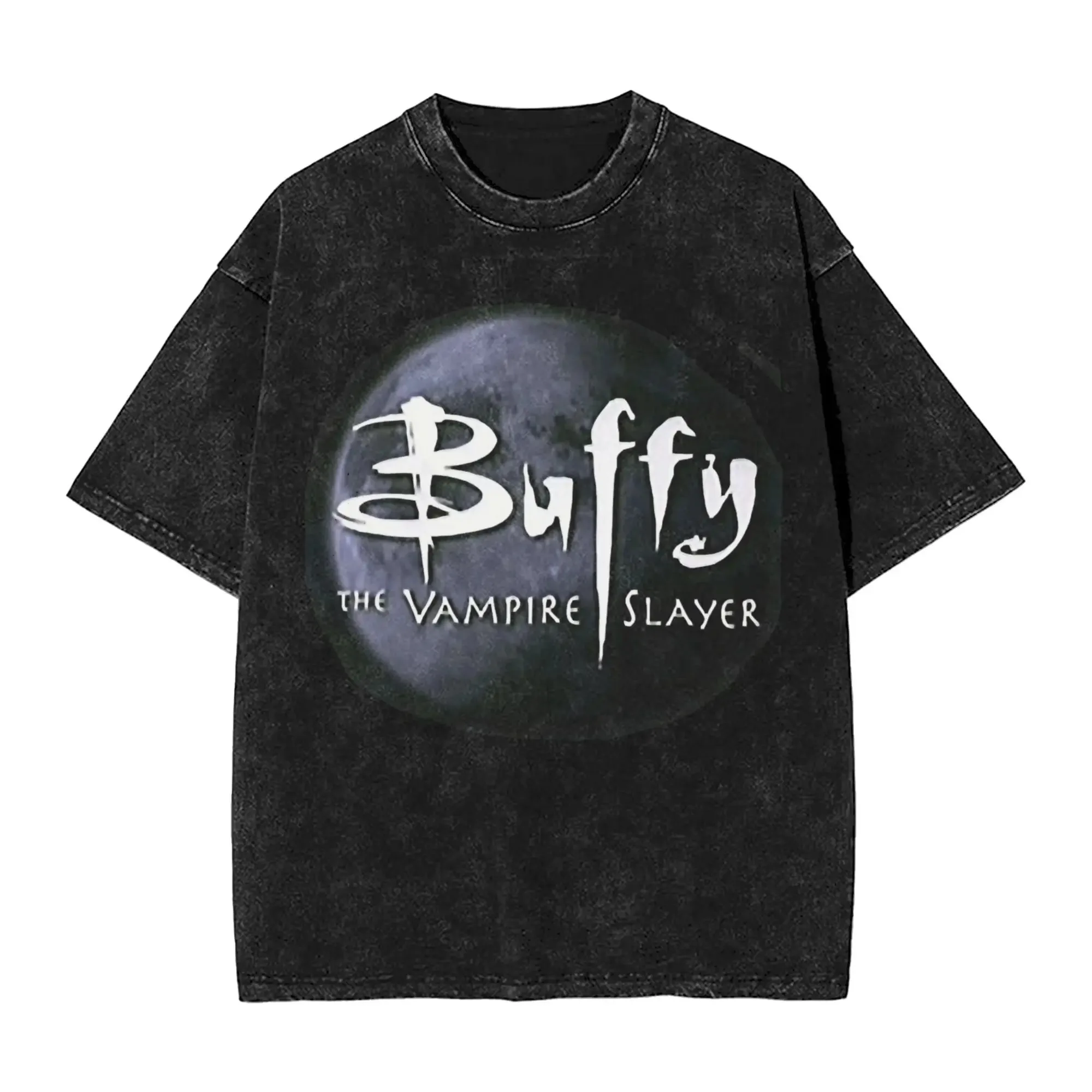 2026 Buffy The Vampires Slayers Graphic Print Wash T Shirt Harajuku Style for Men Women Fashion Cotton Tee Shirts Clothing
