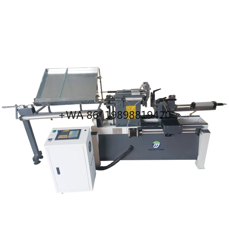 Loading Small CNC Wood Copying Lathe with Motor 2800RPM 1.5-2.2kw for Wooden Handles MT5025A  Auto Feeding &