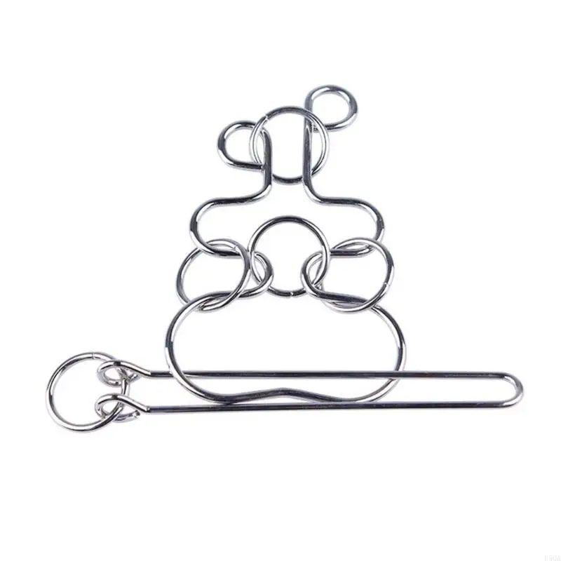 D5QA Fidgets Interlocked Puzzle IQ Teaser Stress Relief Toy Child Puzzle Set