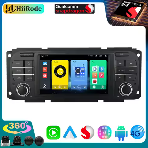 7862 8+256G Android 13 Car Radio Stereo Screen GPS For Jeep Grand Cherokee WJ Chrysler Sebring 300M Dodge Caravan Dakota CarPlay
