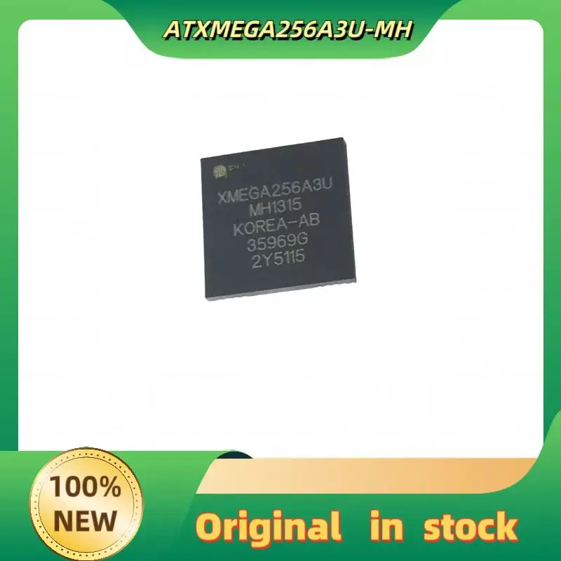 1pcs 100% brand new original ATXMEGA256A3U-MH packaging QFN64 embedded 8-bit microcontroller genuine