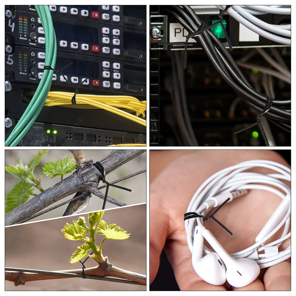 

1000Pcs Plant Support Strap DIY Fixing Straps Garden Tree Belts for Organizing Cables Wires Ties Cable Ties Cord Tie