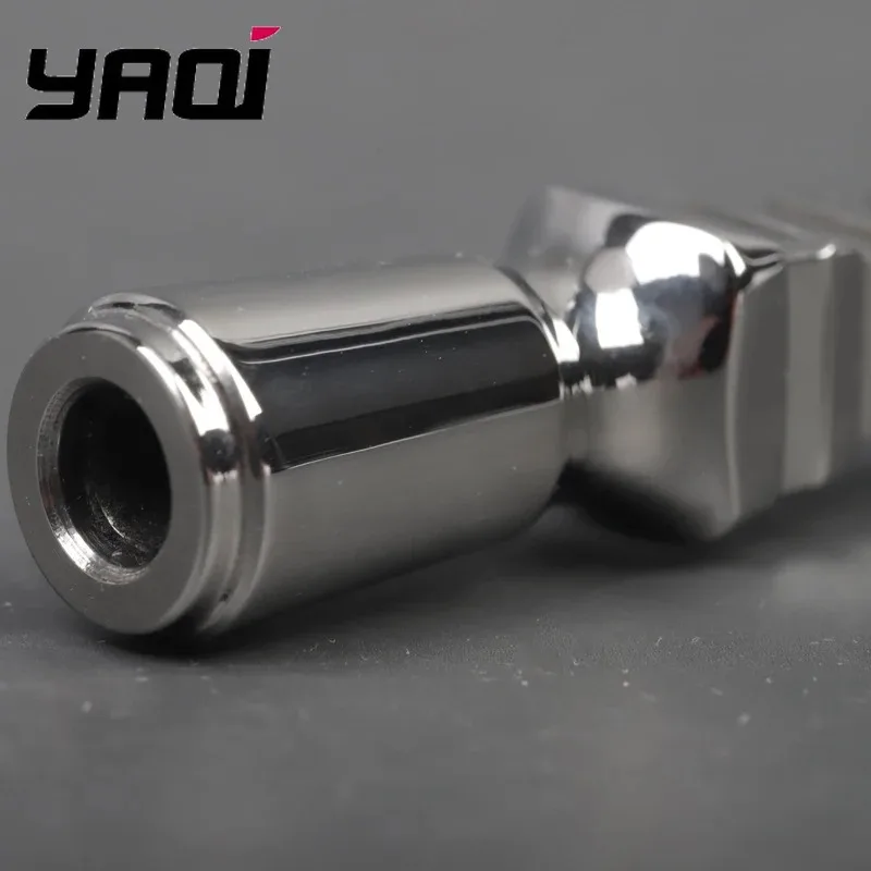 YAQi Chippendale Полированная нержавеющая сталь Мужская безопасная бритва с ручкой и набор мыла для бритья