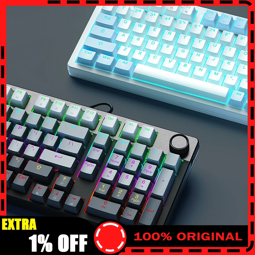 

DAREU EK815PRO Wired Keyboard Polymer Positioning Plate To A Fine Tuning Satellite Axis Gaming Keyboard For Pc Accessories Gifts