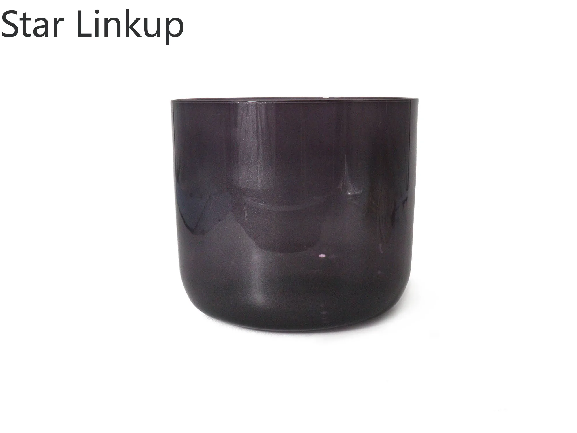 Star Linkup Blackberry‑Toned Alchemy Quartz Crystal Singing Bowl, Sound‑Healing Percussion Music Bowl Complete with Mallets and Carry Bag for Yoga Practice, Spiritual Meditation and Chakra Cleansing