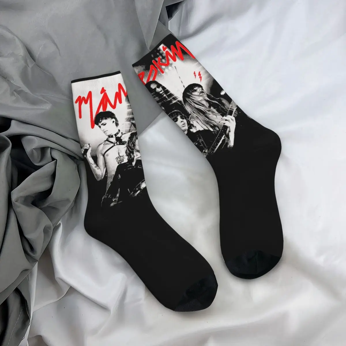 

MANESKIN Socks Korean Stockings Autumn Anti Bacterial Couple Socks Breathable Design Running Socks