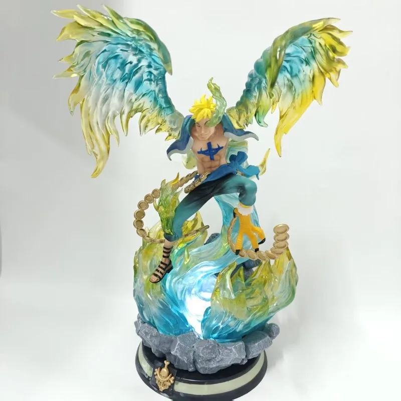 

39CM High Quality Version of One Piece Phoenix Flying Marco One Piece Figure Toy Model Ornament Luminous Collection Gift