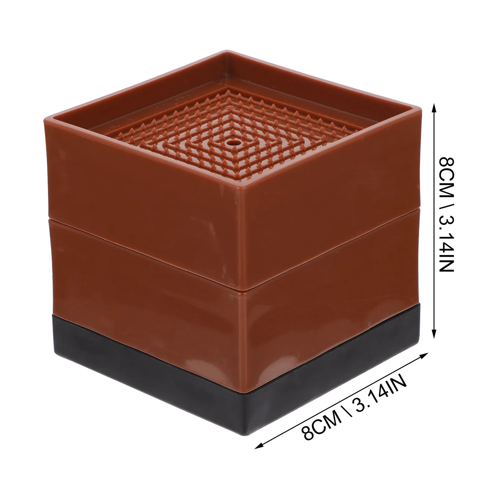 Furniture Heightening Cushion Heavy Duty Plastic Bed Sofa Table Chair Leg Lifters Furniture Riser Pads Floor Scratch Protector