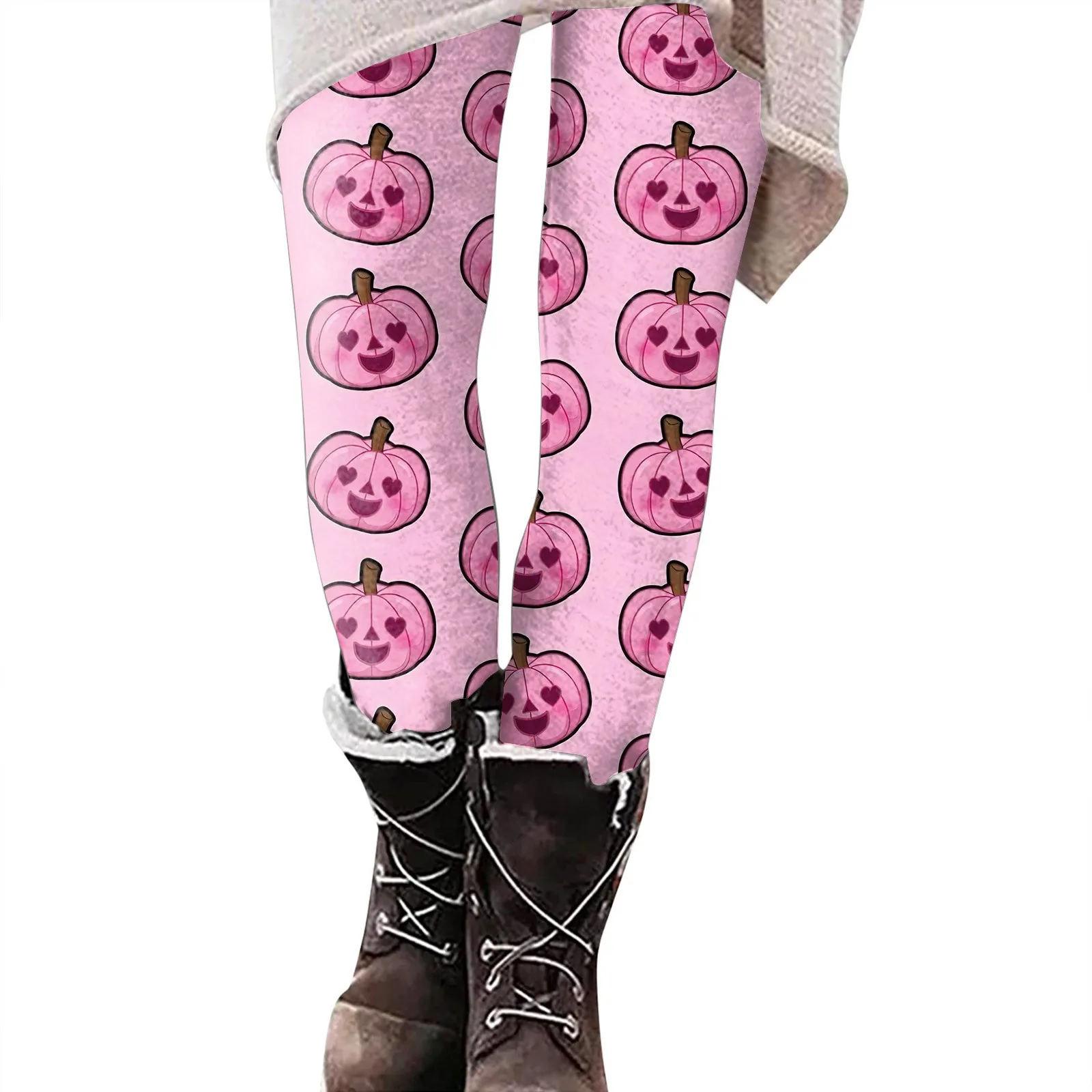 

Women's Fashion Halloween Printed Stretch Leggings Casual Home Pants Pants for Women Women’s Pants Women’s Pants 2024