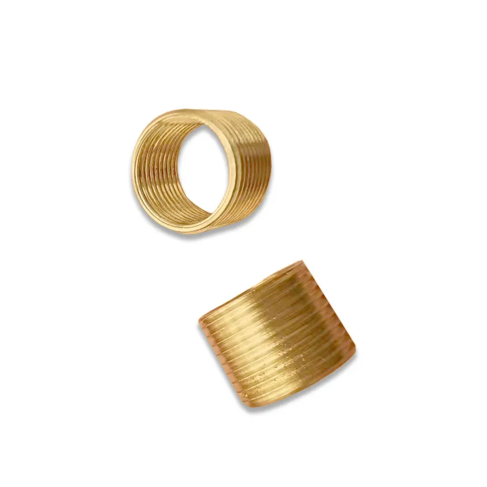 5pcs Internal Tooth M12 To External Tooth M14 To M16 Pure Copper Brass Internal And External Tooth Tube Socket Screw Adapter